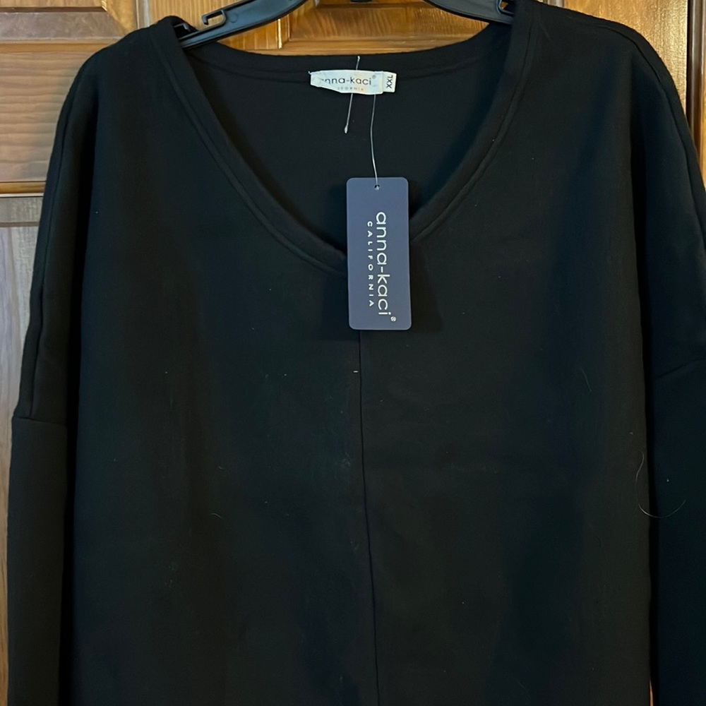 New Anna-Kaci California Fleece Long Shirt XXL NWT